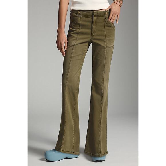 MSRP $140 Pilcro Demulune Boot Cut Utility Flare Size 30 Petite SAME DAY SHIP - Picture 2 of 7